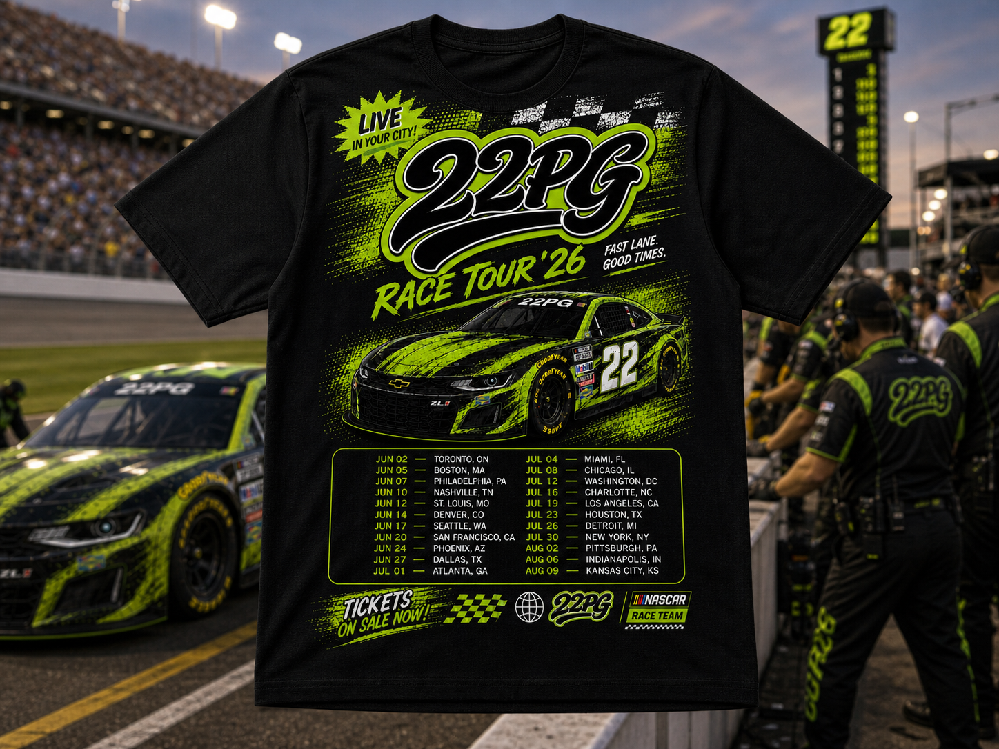 SlimeBall Du Lane Race Car Tee