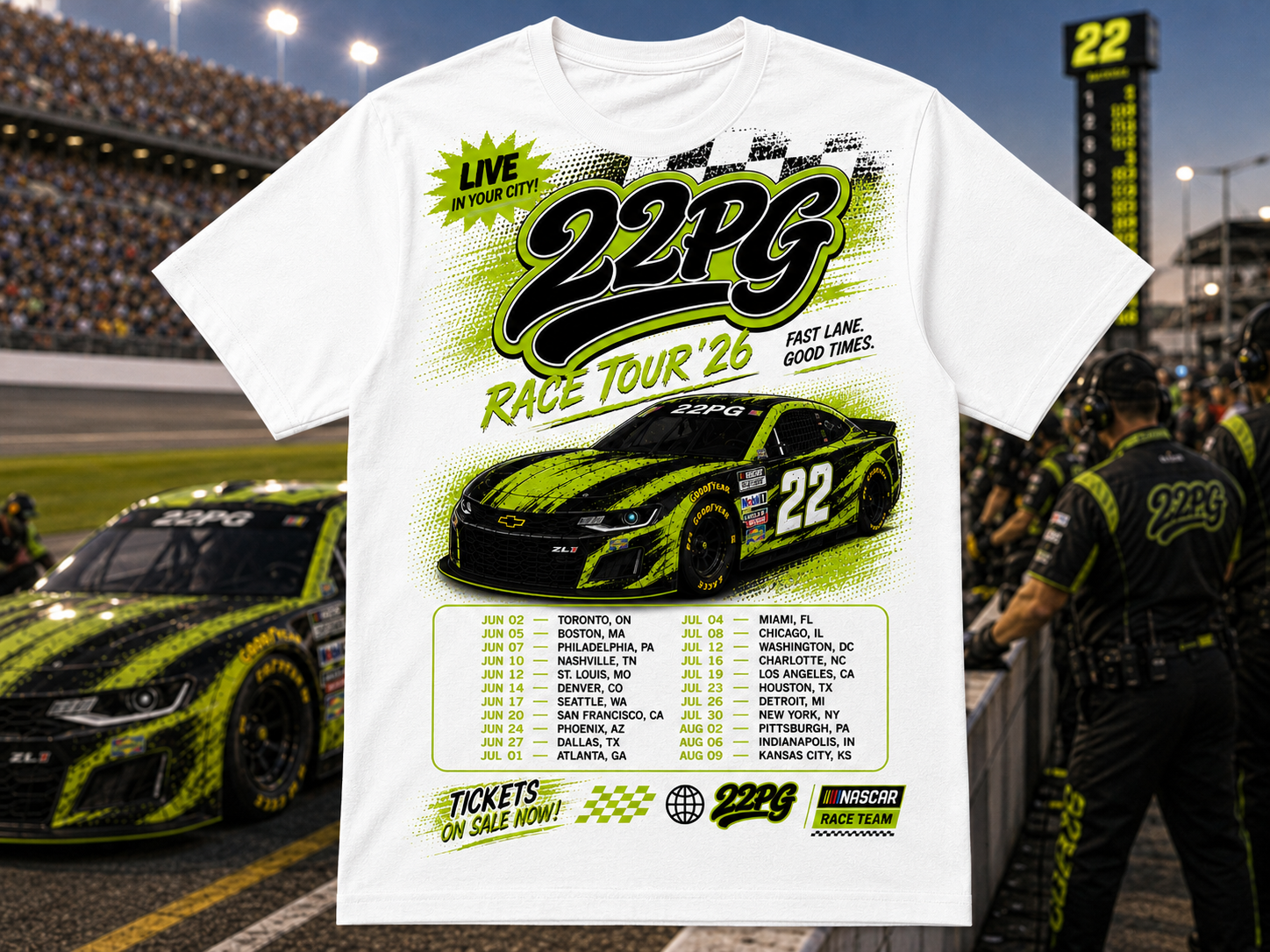 SlimeBall Du Lane Race Car Tee