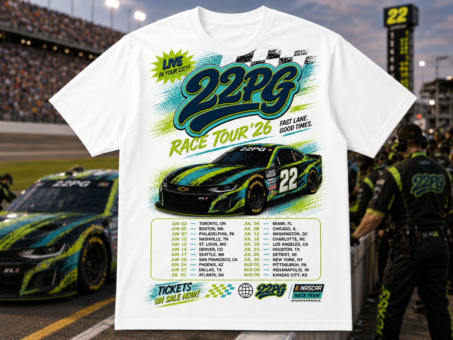 MidWest Du Lane Race Car Tee